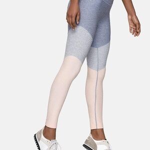 Outdoor Voices Gray and Tan Active Leggings